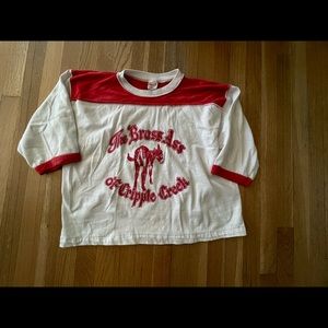 Vintage quarter-sleeve tee.